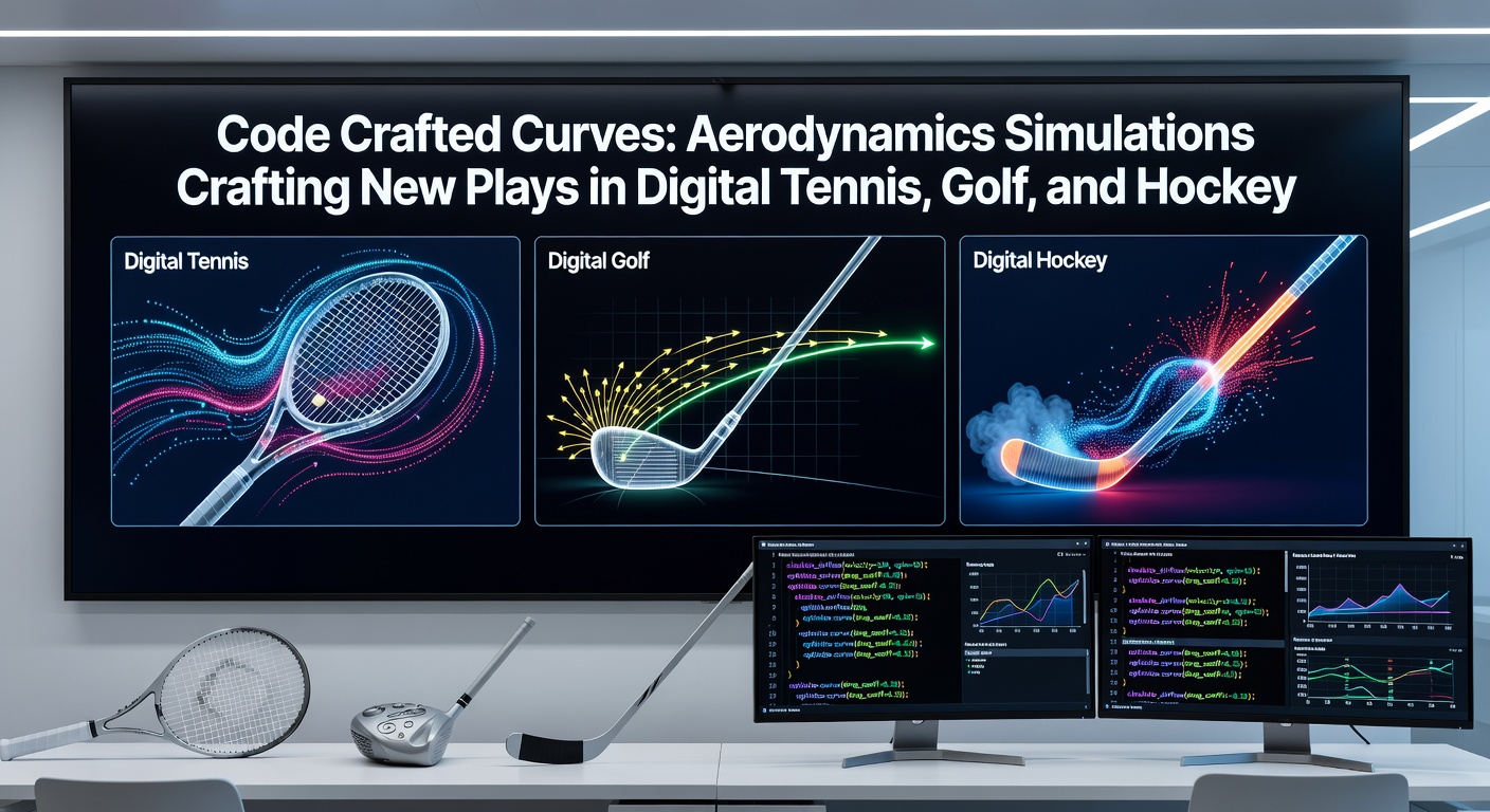 Detailed rendering of golf ball and hockey puck trajectories under simulated aerodynamic forces
