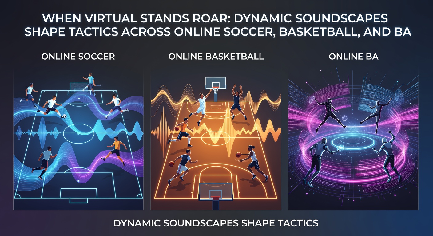 Basketball simulation scene illustrating how crowd audio influences defensive rotations and shot choices